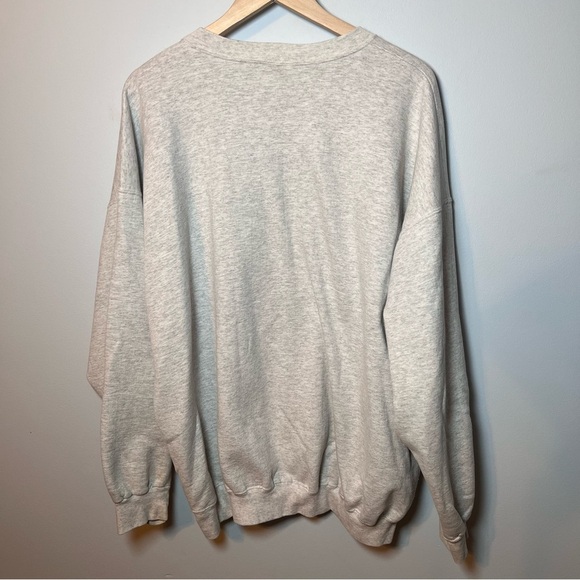 Vintage Confused State Crewneck Men’s 2XL Gray Hanes Sweatshirt - Funny  College - Picture 4 of 7